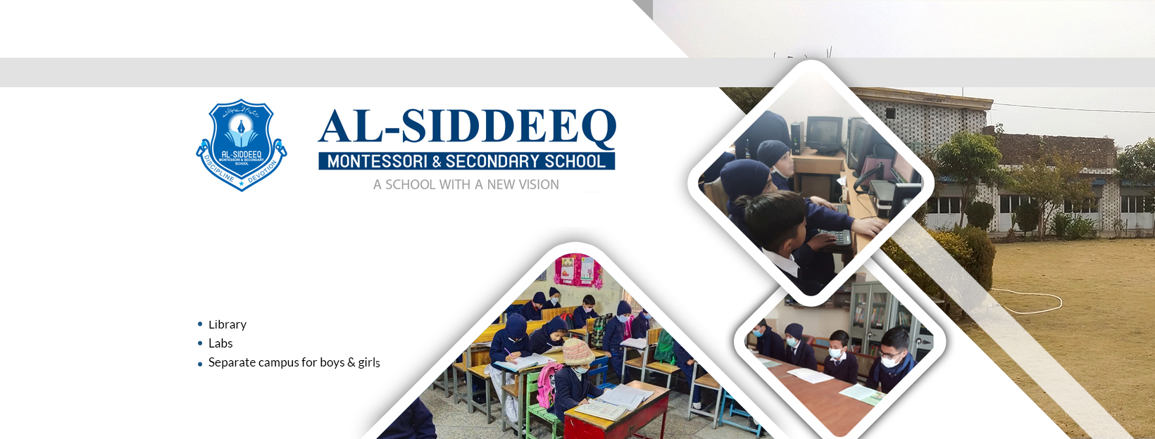 Al-Siddeeq Montessori & Secondary School Sagri banner
